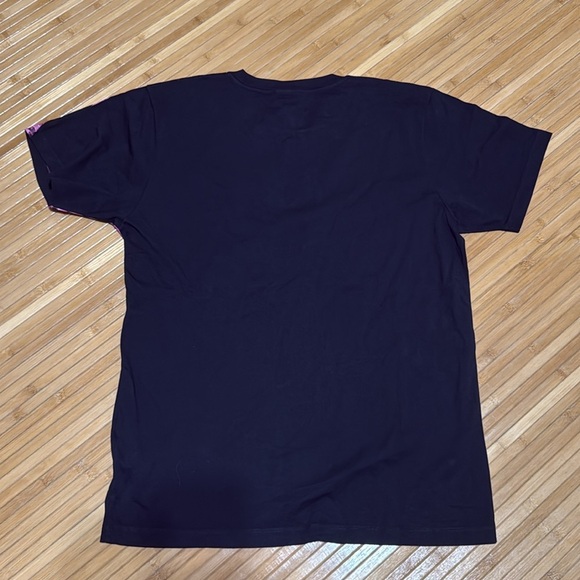 NEW Marcelo Burlon Black T-Shirt with Pink Wing Design - Picture 6 of 6